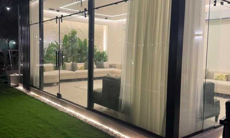 تركيب غرف زجاجية بالرياض